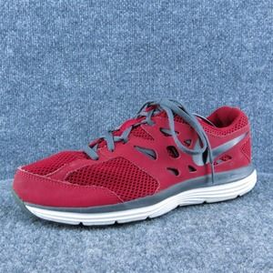 Nike Boys Sneaker‎ Shoes Athletic Red Fabric Lace Up Size Y 7 Medium